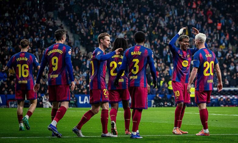 قنوات نقل مباراة برشلونة ضد راسينج سانتاندير في كأس ملك إسبانيا 2026 في الوطن العربي