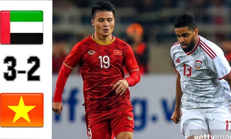 vietnam vs uae.. تابع مباشرة مباراة الإمارات ضد فيتنام تحت 23 سنة عبر القنوات الناقلة