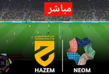 صدام ناري في الجولة 30 من الدوري السعودي 2026.. نيوم يواجه الحزم في مباراة لا تقبل القسمة على اثنين وتحدد ملامح النهاية