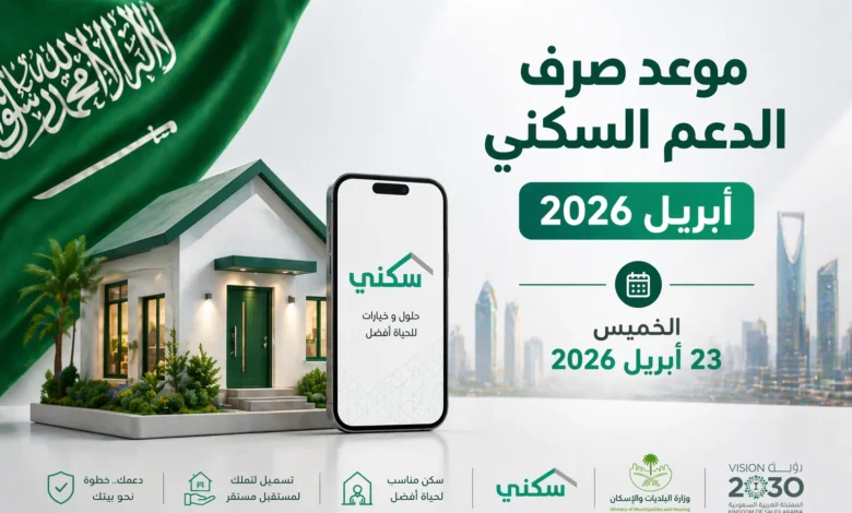 بشرى للمستفيدين.. موعد صرف الدعم السكني أبريل 2026 في السعودية وهل تم تقديمه؟