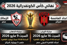صافرة الجابون تضبط النهائي.. حكم مواجهة الزمالك واتحاد العاصمة في الكونفدرالية